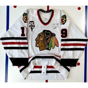 Game Worn Chicago Blackhawks 2000-2001 Vintage NHL Hockey Jersey Dean Mcammond